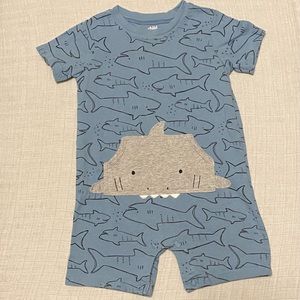 Child of Mine Shark Romper 🦈